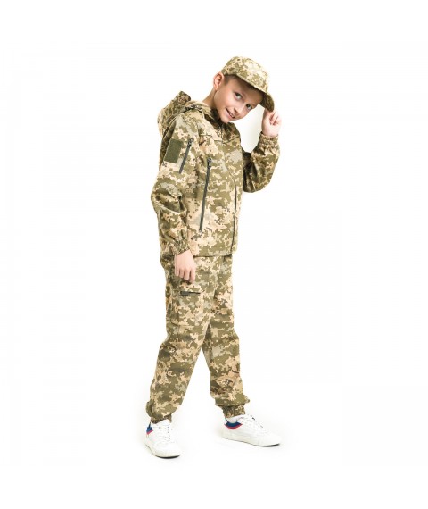 Костюм подростковый ARMY KIDS Скаут камуфляж Пиксель 164-170 см