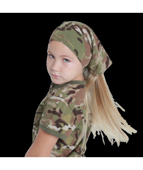 Children's camouflage bandana Multicam