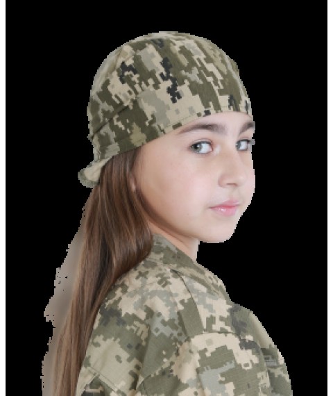 Children's camouflage bandana-scarf Pixel