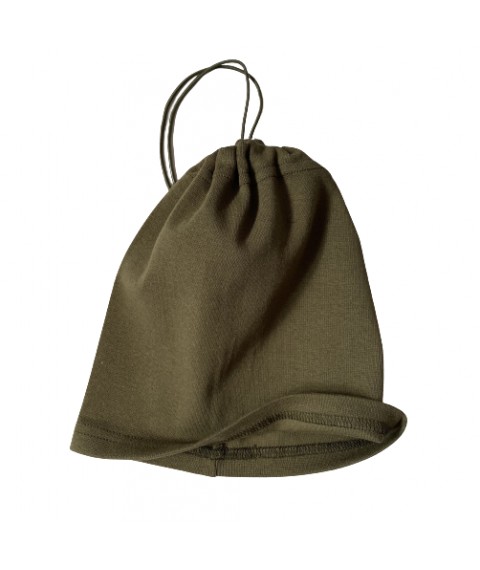 Бафф шапка-шарф камуфляжная цвет олива
