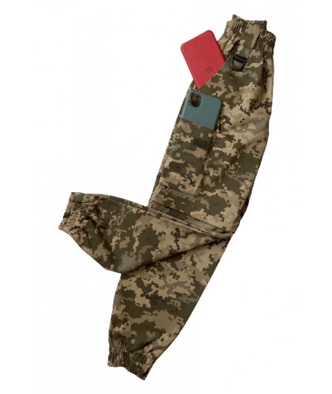 Shorts-Pants for children RANGER camouflage Pixel