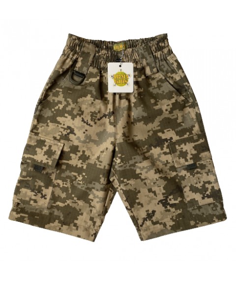 Shorts-Pants for children RANGER camouflage Pixel