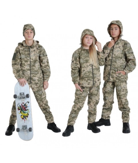 Suit for teenagers ARMY KIDS Forester camouflage Pixel 164-170 cm