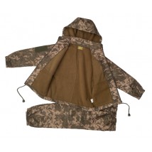Children's suit ARMY KIDS PILOT warm for boys with hood camouflage pixel height 140-146 cm