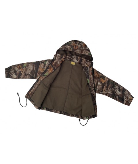 Children's suit ARMY KIDS PILOT warm with hood camouflage Oak height 128-134