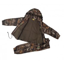 Children's suit ARMY KIDS PILOT warm with hood camouflage Oak height 128-134