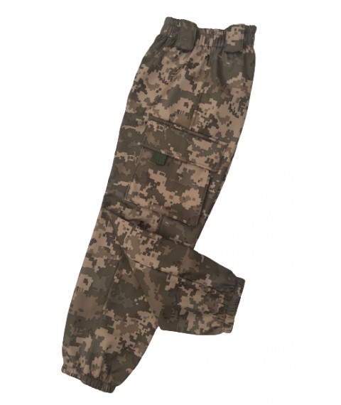 Teen suit ARMY KIDS PILOT warm camouflage pixel height 164-170 cm