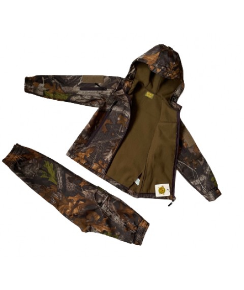 Children's suit ARMY KIDS Scout Soft-Shell warm camouflage Oak 164-170 cm