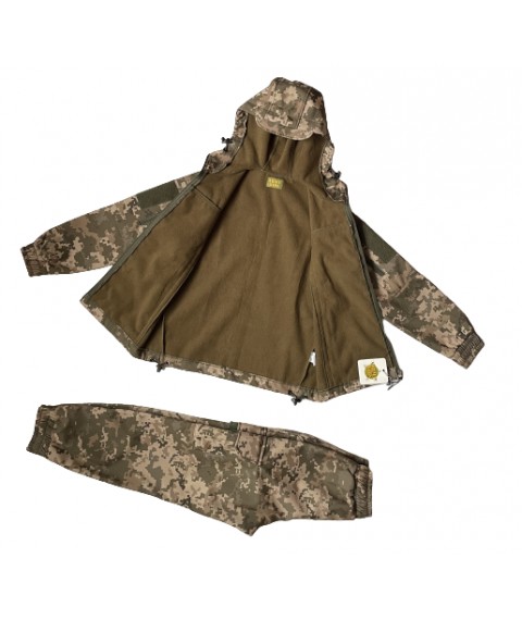 Children's suit ARMY KIDS Scout Soft-Shell warm camouflage Pixel 164-170 cm