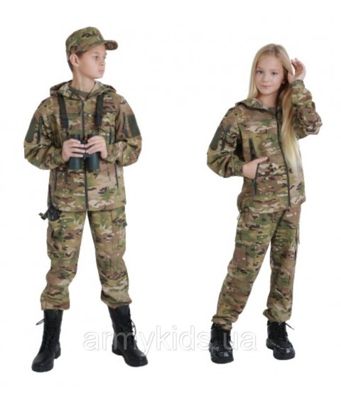 Children's camouflage suit Scout "Multikam" ARMY KIDS 128-134