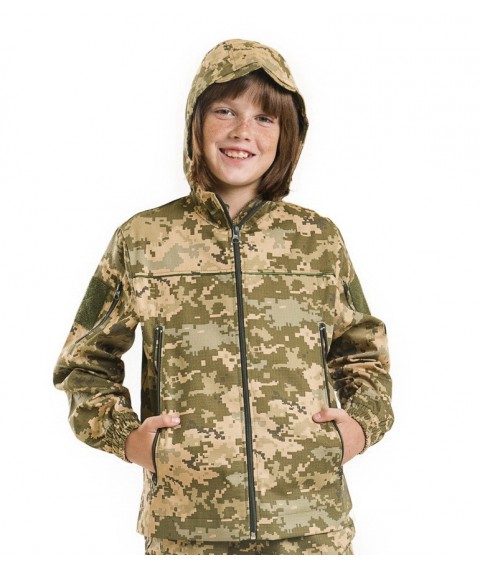 Children's jacket ARMY KIDS Scout camouflage Pixel height 140-146 cm
