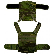 Gaming vest Army camouflage Multicam Tropic with pockets