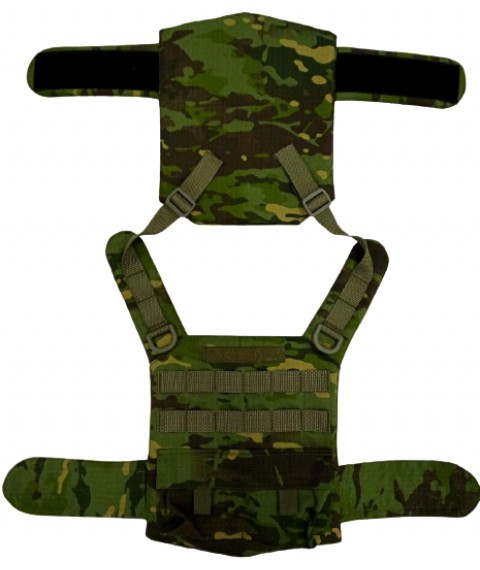 Gaming vest Army camouflage Multicam Tropic with pockets