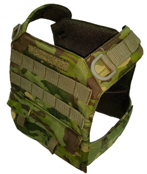 Gaming vest Army camouflage Multicam Tropic with pockets