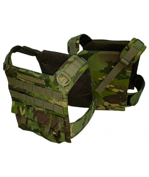 Gaming vest Army camouflage Multicam Tropic with pockets