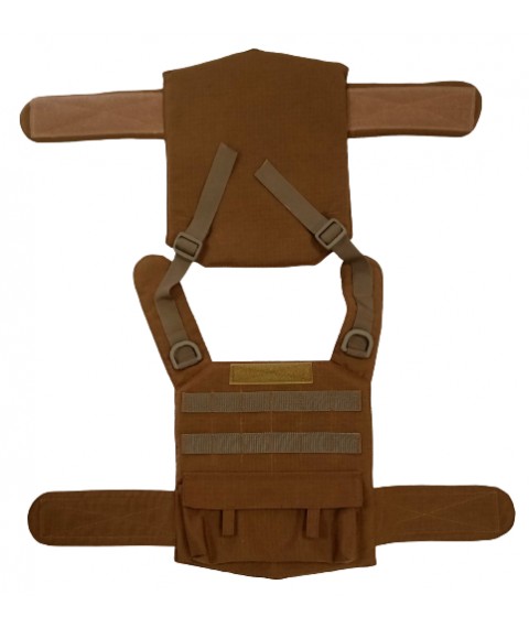 Game armor vest Army color Coyote with pockets