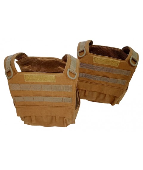 Game armor vest Army color Coyote with pockets