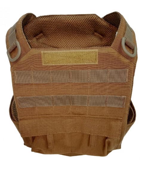 Game armor vest Army color Coyote with pockets