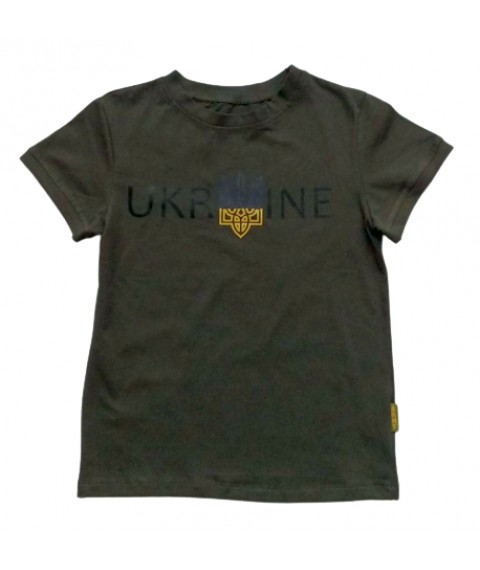 T-shirt UKRAINE children's color olive