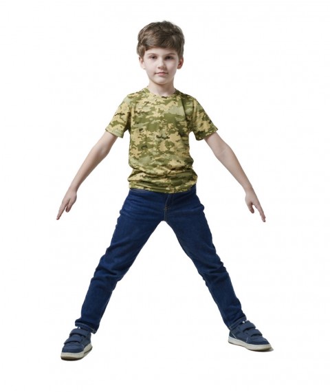 Футболка детская ARMY KIDS камуфляж Пиксель Air Touch