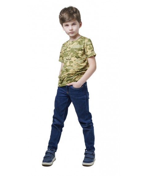 Children's T-shirt ARMY KIDS camouflage Pixel Air Touch 140