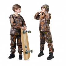 Children's suit ARMY KIDS Scout Soft-Shell warm camouflage Oak 152-158