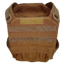 Vest Army color Coyote with pockets