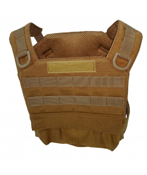 Vest Army color Coyote with pockets