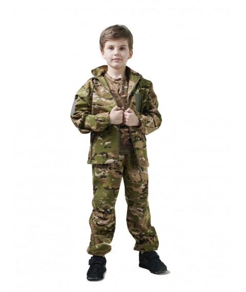 Children's camouflage suit ARMY KIDS PILOT for boys with camouflage hood MULTICAM