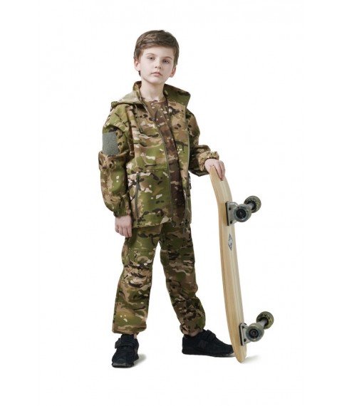 Children's camouflage suit ARMY KIDS PILOT for boys with camouflage hood MULTICAM