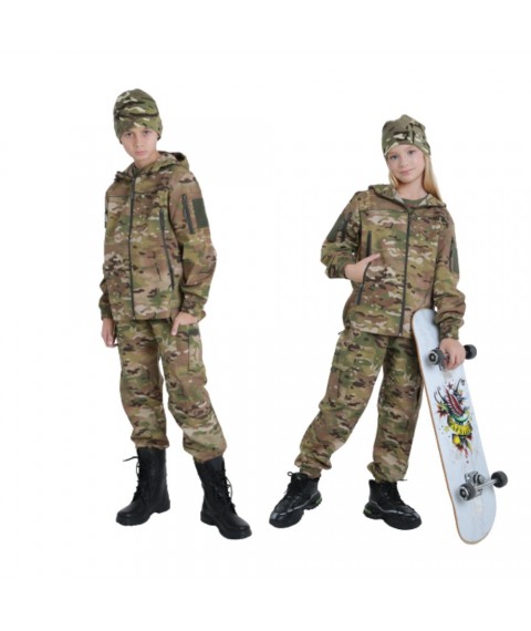 Костюм подростковый ARMY KIDS Скаут камуфляж Мультикам 164-170 см