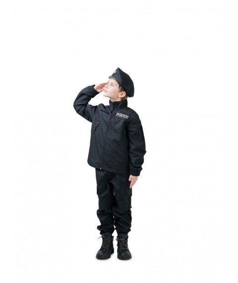 Children's costume ARMY KIDS Policeman for boys and girls, black