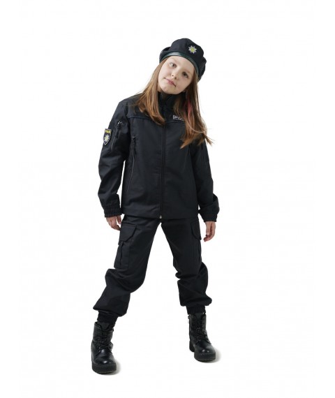 Children's costume ARMY KIDS Policeman for boys and girls, black