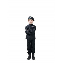 Костюм дитячий ARMY KIDS Поліцейський для хлопчиків і дівчаток колір чорний