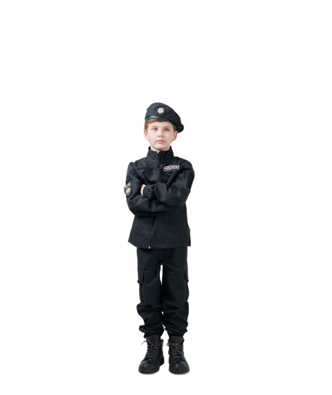 Костюм детский ARMY KIDS Полицейский для мальчиков и девочек цвет черный