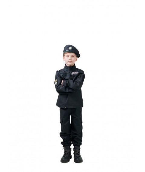 Children's costume ARMY KIDS Policeman for boys and girls, black