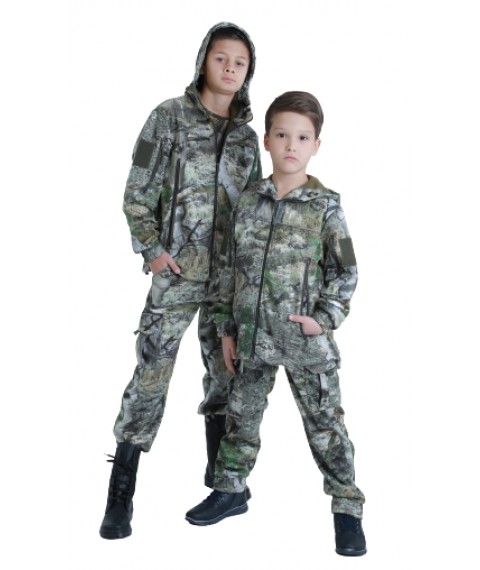 Children's camouflage suit ARMY KIDS warm Scout StormWall PRO color Sequoia