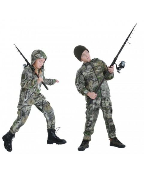 Warm teenage suit ARMY KIDS Scout StormWall PRO color Sequoia 164-170 cm