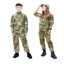 APU children's game uniform ARMY KIDS camouflage Pixel 152-158