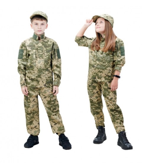 Children's uniform ARMY KIDS camouflage Pixel height 164-170 cm