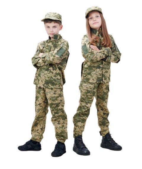 Children's uniform ARMY KIDS camouflage Pixel height 164-170 cm