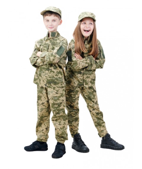 Children's uniform ARMY KIDS camouflage Pixel height 164-170 cm