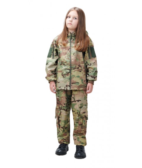 Children's suit ARMY KIDS Scout Soft-Shell warm camouflage Multicam