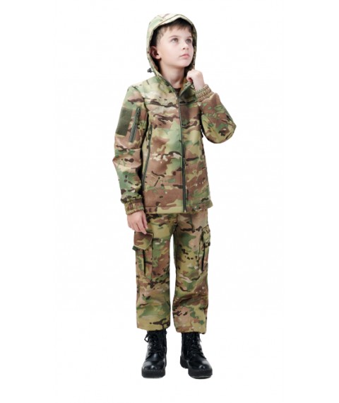 Children's suit ARMY KIDS Scout Soft-Shell warm camouflage Multicam 164-170 cm