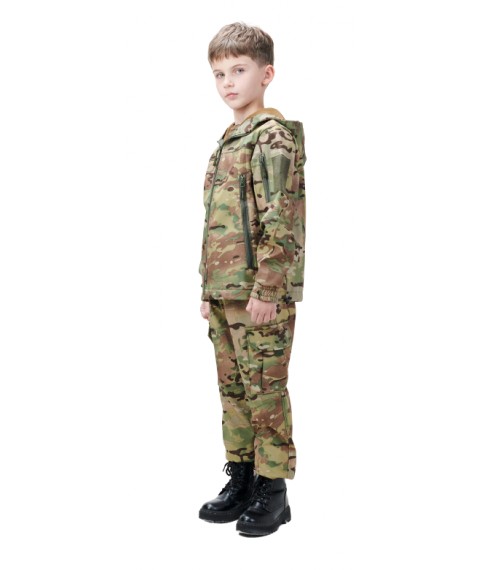 Children's suit ARMY KIDS Scout Soft-Shell warm camouflage Multicam 164-170 cm