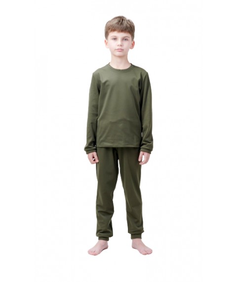 Children's thermal underwear ARMY KIDS color Olive 128-134