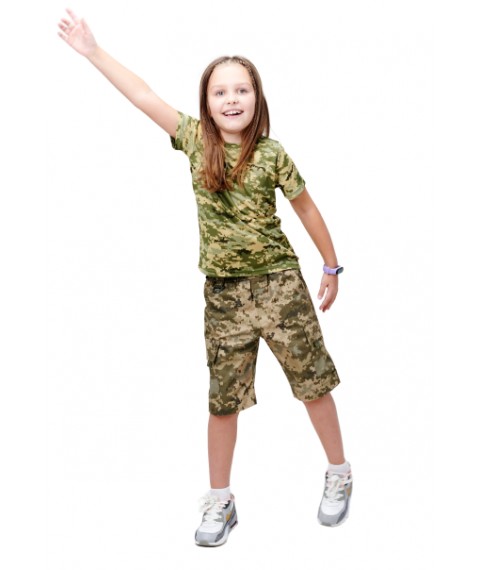 Футболка детская ARMY KIDS камуфляж Пиксель Air Touch