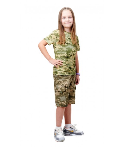 Футболка детская ARMY KIDS камуфляж Пиксель Air Touch