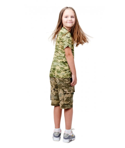Дитячі камуфляжні шорти ARMY KIDS RANGER камуфляж Піксель