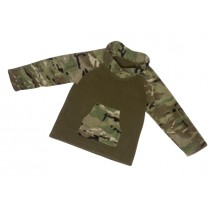 Курточка свитшот детская флисовая камуфляж 116-122 см